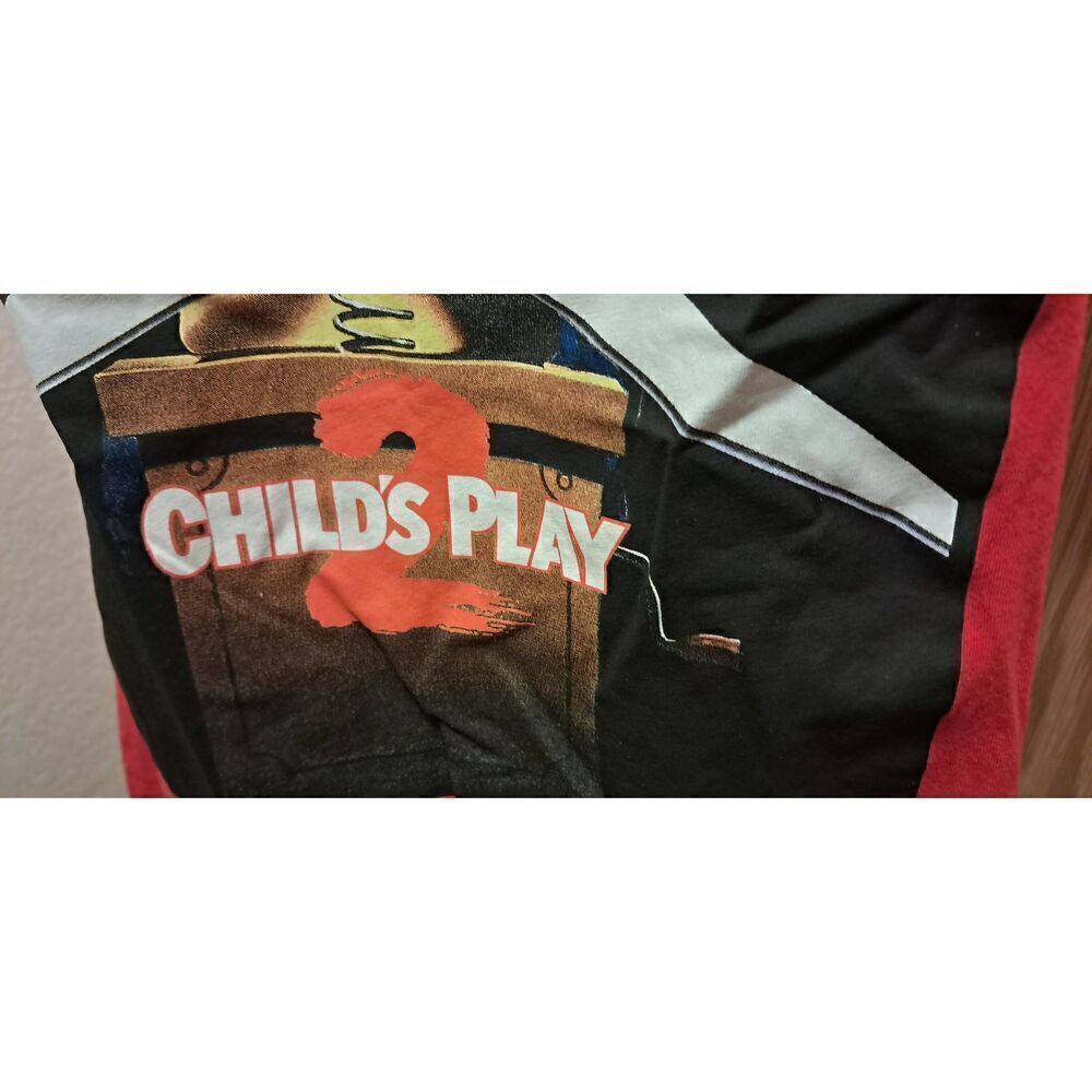 Chucky Child's Play 2 Red/Black T Shirt XL-See Measurements - Picture 5 of 5